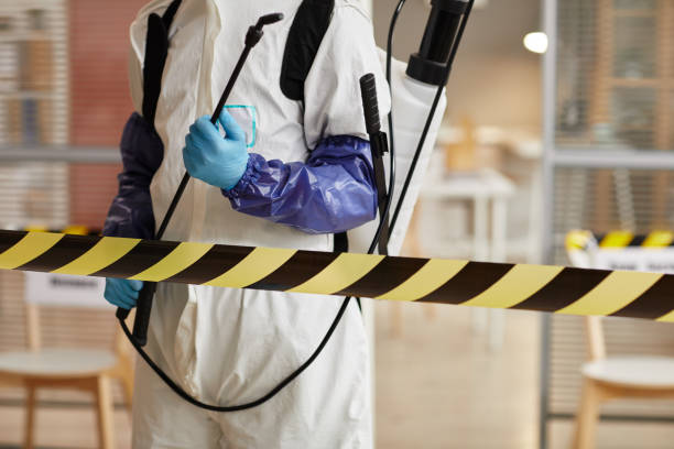 Professional Sewage Cleanup technician working in Hastings, PA